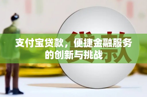 贞丰支付宝贷款，便捷金融服务的创新与挑战