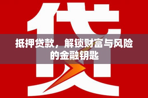 阿莲抵押贷款，解锁财富与风险的金融钥匙