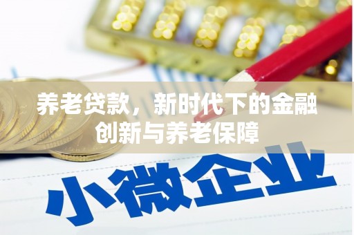 南州养老贷款，新时代下的金融创新与养老保障