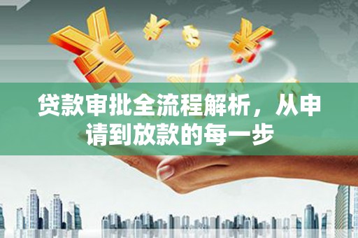 金寨贷款审批全流程解析，从申请到放款的每一步