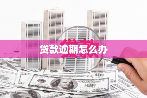 鹿谷贷款逾期怎么办