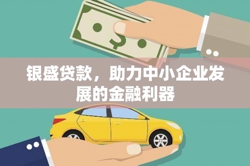 长安银盛贷款，助力中小企业发展的金融利器