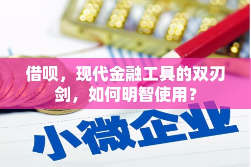 吴忠借呗，现代金融工具的双刃剑，如何明智使用？