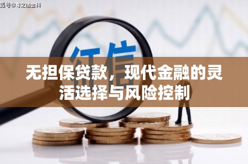 大溪无担保贷款，现代金融的灵活选择与风险控制