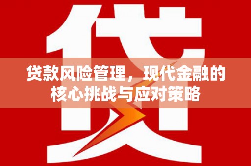 温岭贷款风险管理，现代金融的核心挑战与应对策略
