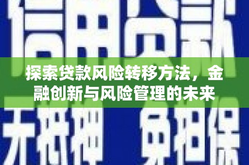 米东探索贷款风险转移方法，金融创新与风险管理的未来