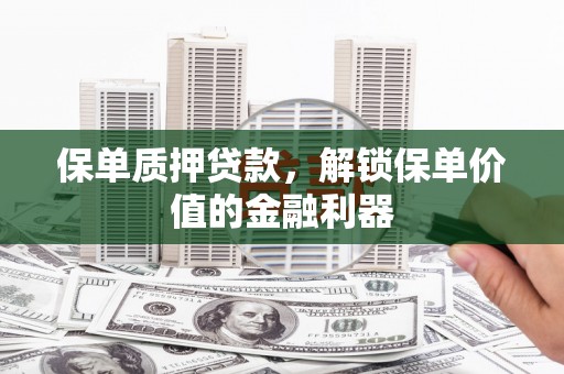 溪口保单质押贷款，解锁保单价值的金融利器
