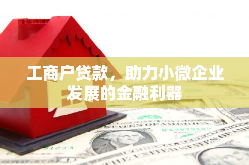 镇原工商户贷款，助力小微企业发展的金融利器