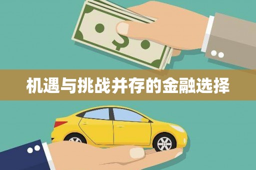 杂多机遇与挑战并存的金融选择
